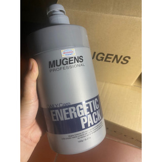 Hấp dầu thảo dược phục hồi tóc hư chuyên sâu (Hàn Quốc)  mugens energetic pack  1000g