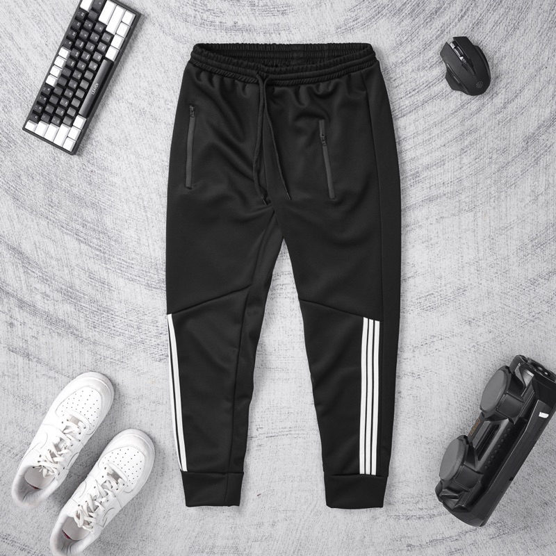 Quần Jogger Nam Nữ Chất Poly 2 Da Không Bai, Form Chuẩn Thể Thao – Phù Hợp Đi Tập, Đi Chơi, Mặc Nhà
