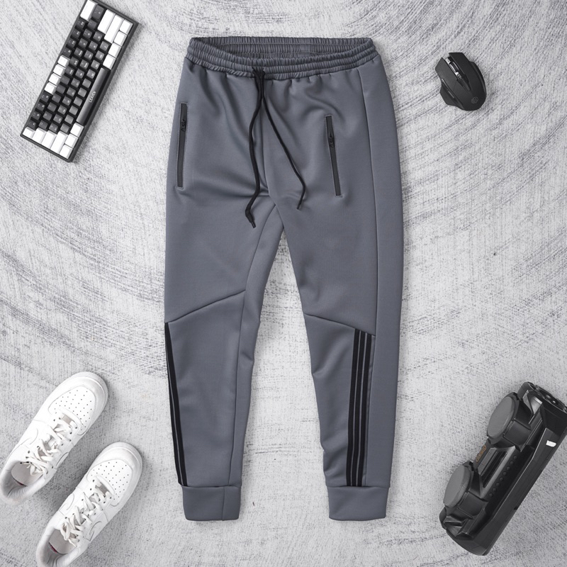 Quần Jogger Nam Nữ Chất Poly 2 Da Không Bai, Form Chuẩn Thể Thao – Phù Hợp Đi Tập, Đi Chơi, Mặc Nhà