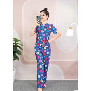 Đồ Bộ Nữ 20 Màu in hình siêu xinh form rộng size 38-70 kg chất vải co dãn tốt mềm mịn thoáng mát mặc rất thoải mái