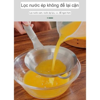 Rây Vợt 14/16/18cm Inox 304 Chống Gỉ Có Khoen Treo