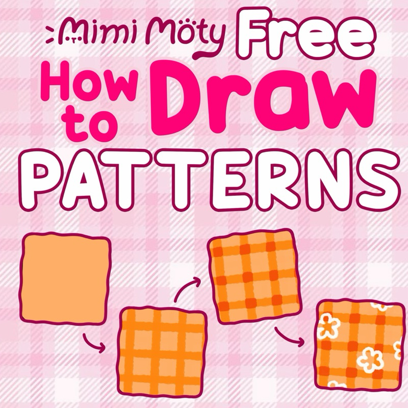 How to Draw Patterns - Mimi Moty Comfy Patterns ( Đóng quyển lò xo ...