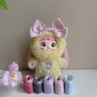 Kẹp nơ to caro handmade cho bé