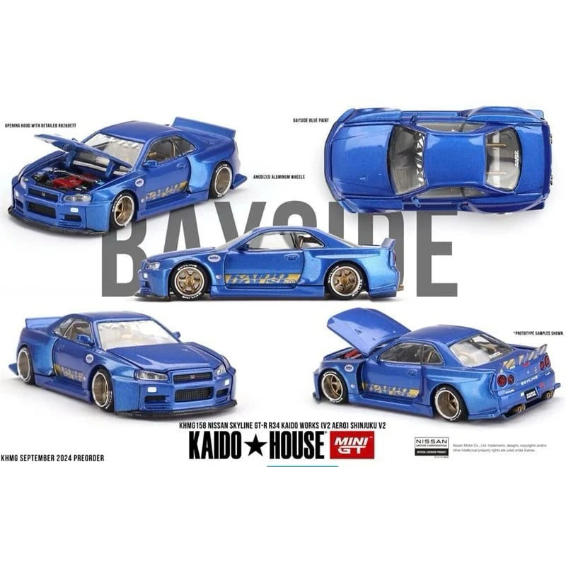 DiecastSG64 Xe Mô Hình Kaido House x MiniGT Nissan Skyline GT-R