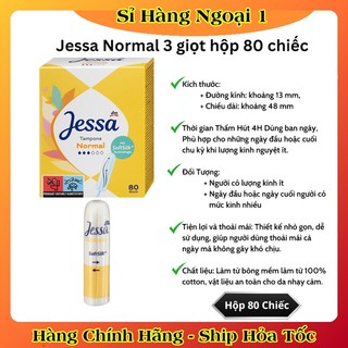 Băng vệ sinh Tampon Jessa hộp đủ size - Hàng Nội Địa Đức