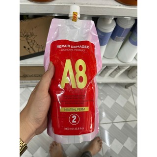 Uốn Duỗi Nóng Collagen A8 - Sóng Tóc Căng Đẹp 1000ml