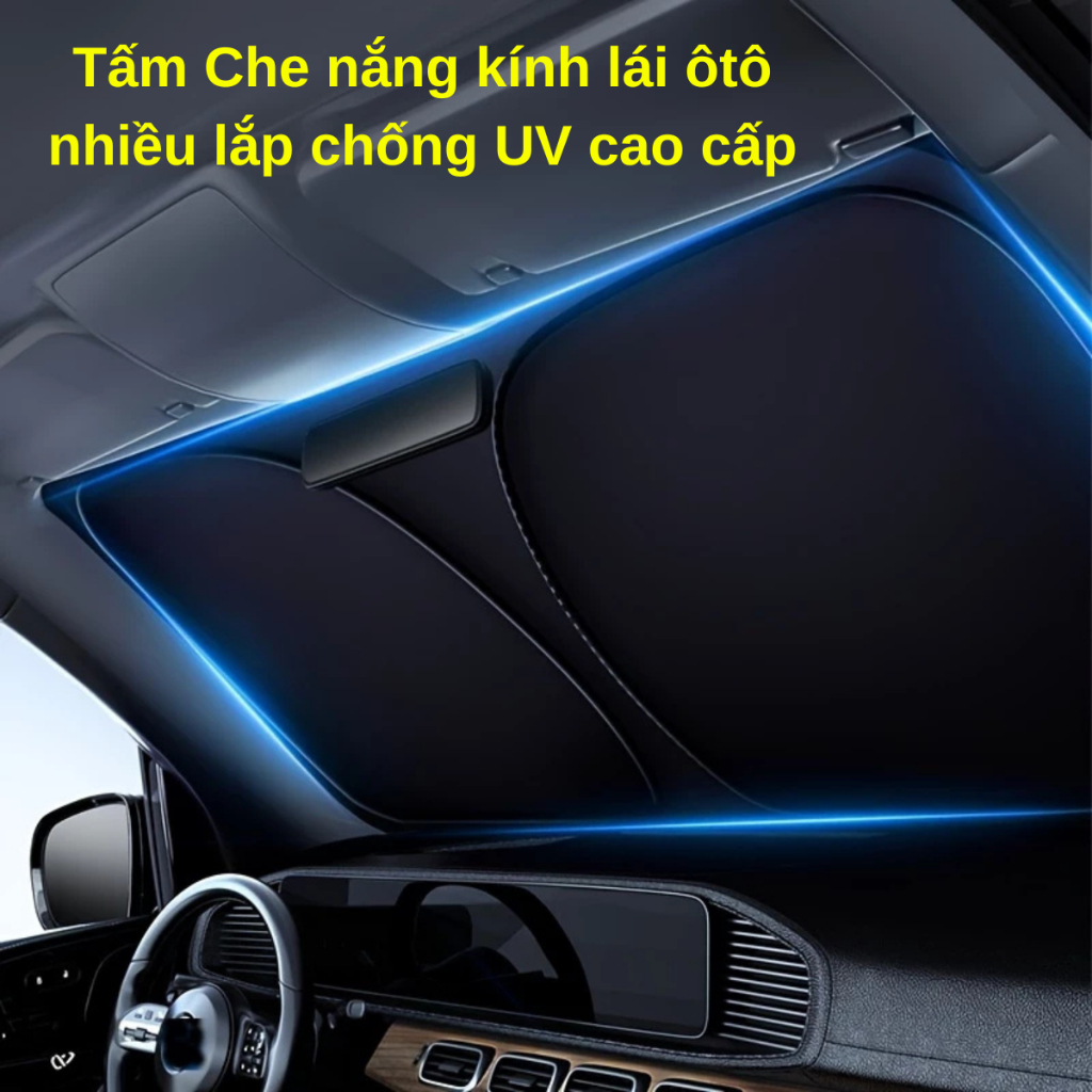 Tấm Che Nắng Kính Lái,Chắn Gió Xe Hơi, Ô Tô,Nổi Bật Chống Tia UV Cao ...