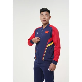 Áo suvec tuyển trẻ BĐQG 2025 xanh navy MJ-G4157-11