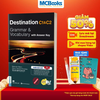 Sách - Destination C1&C2 Grammar and Vocabulary (Kèm Đáp Án) Tặng Audio và bài tập thực hành MCBooks