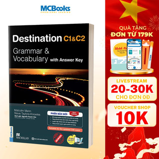 Sách - Destination C1&C2 Grammar and Vocabulary (Kèm Đáp Án) Tặng Audio và bài tập thực hành MCBooks