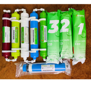 Trọn bộ Lõi Lọc Nước 1-7, 1-8, 1-9, 1-10 Chính Hãng Kangaroo (123 + RO 50G + Khoáng Chức Năng)