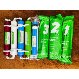 Trọn bộ Lõi Lọc Nước 1-7, 1-8, 1-9, 1-10 Chính Hãng Kangaroo (123 + RO 50G + Khoáng Chức Năng)