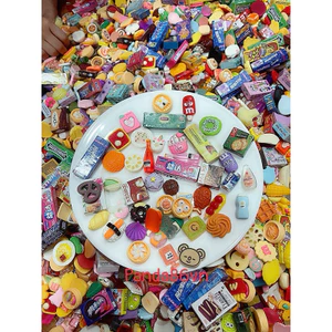 Set 50/100 Túi Mù Tự Xé Món Ăn ,Chai Nước Tạp Hoá -Đồ Chơi Đồ Hàng Dành Cho Bé -Quà Tặng Dễ Thương Dành Bé