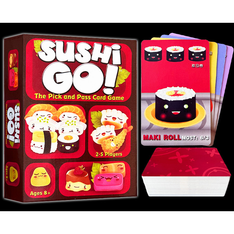 [Luật Việt] Boardgame Sushi Go Party Trò Chơi Quán Ăn Sushi Tigar 2S-5889