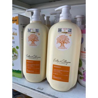 Dầu Gội Xả BIOTIN COLLAGEN Phục Hồi Hư Tổn Tóc mềm Mượt 1000ml