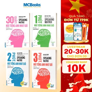 Sách - Combo Speaking Matrix - Nói Tiếng Anh Như Gió - Học Kèm Học Online