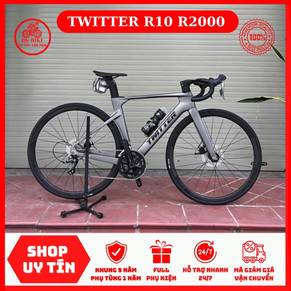 Xe Đạp Twitter R10 R2000 • 5 Món Carbon | Shopee Việt Nam