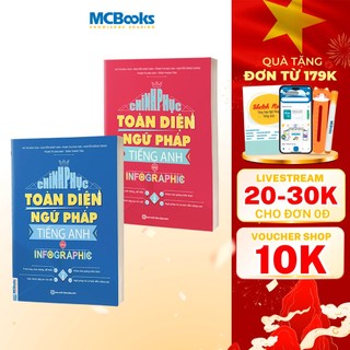 Sách - Combo Chinh phục toàn diện Ngữ pháp tiếng Anh bằng Infographic