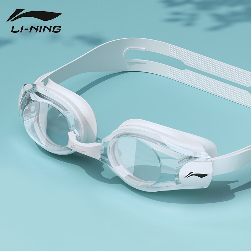Kính Bơi Cận LI-NING Độ Nét Cao Tặng Kèm Nút Tai, Chống UV, Chống đọng sương