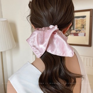 [TIEMNHA.BOSUA] SCRUNCHIES VUÔNG LỤA SATIN sang chảnh ngọt ngào, dây buộc tóc scrunchies phong cách Hàn Quốc dành cho nữ