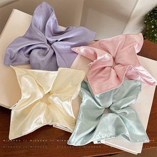 [TIEMNHA.BOSUA] SCRUNCHIES VUÔNG LỤA SATIN sang chảnh ngọt ngào, dây buộc tóc scrunchies phong cách Hàn Quốc dành cho nữ