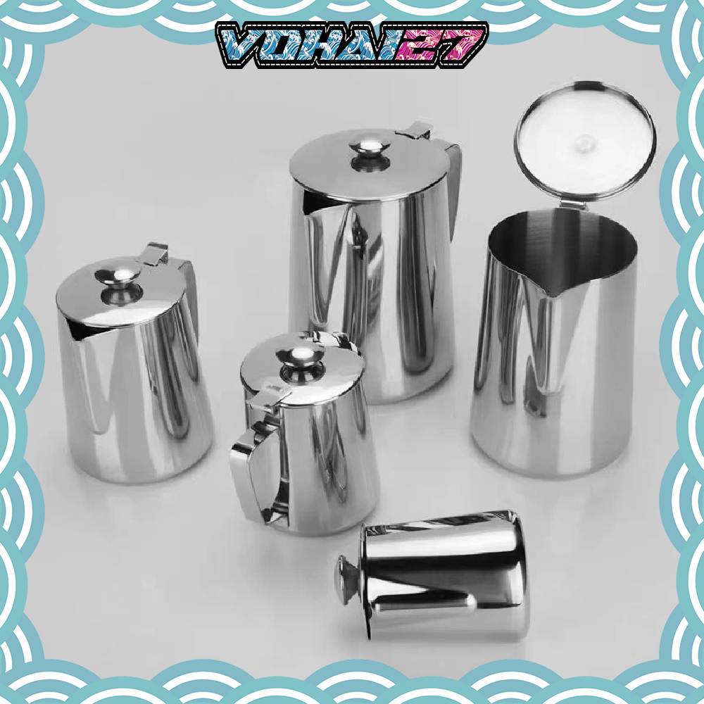 Bình đựng nước inox có nắp - Bình đựng nước trà, cà phê có nắp thiết kế inox loại 1L, 1L5, 2L