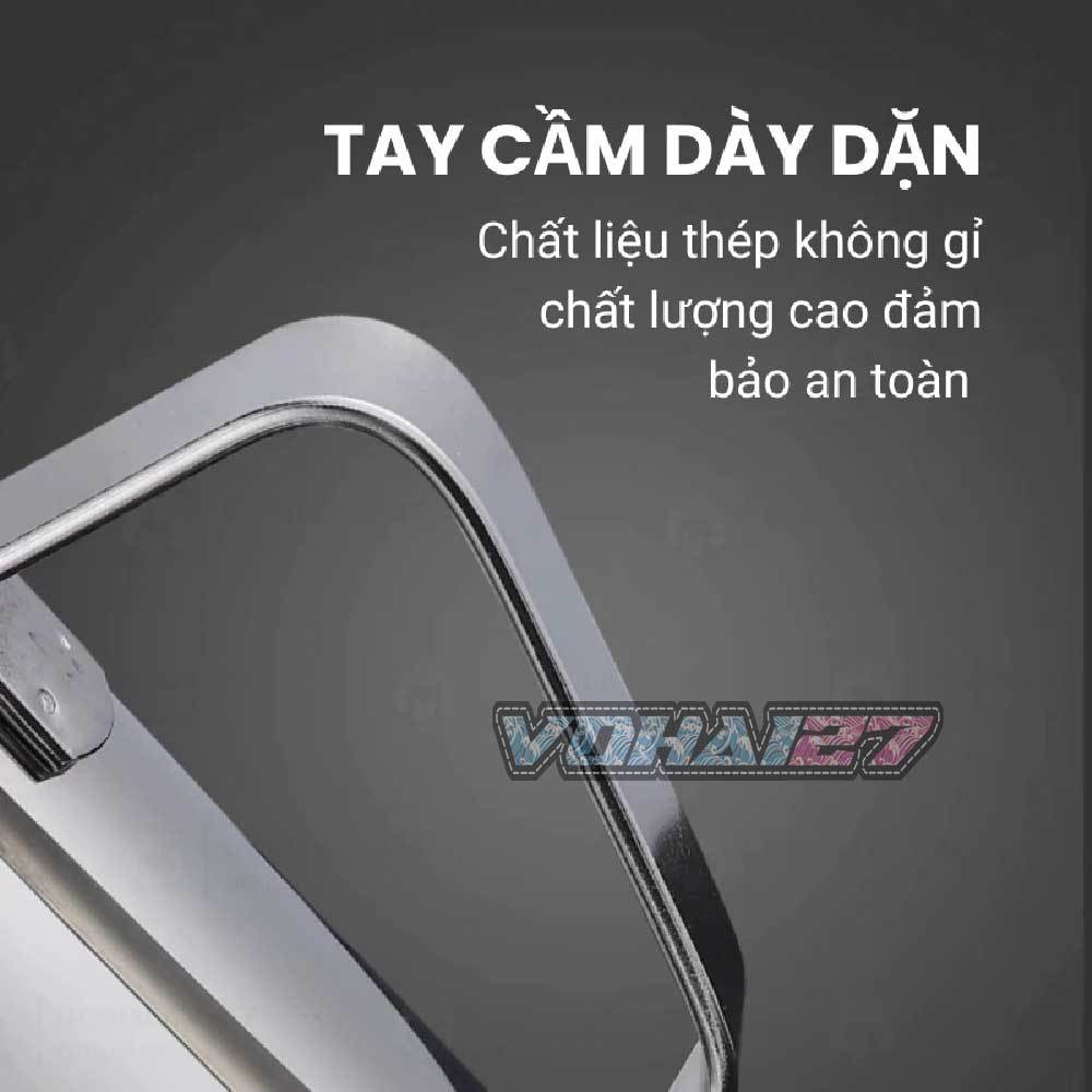 Bình đựng nước inox có nắp - Bình đựng nước trà, cà phê có nắp thiết kế inox loại 1L, 1L5, 2L