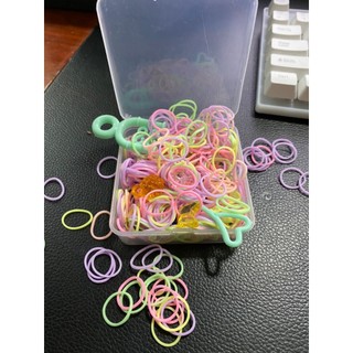 Sỉ khay 24 hộp chun tết vòng nhiều màu sắc dễ thương