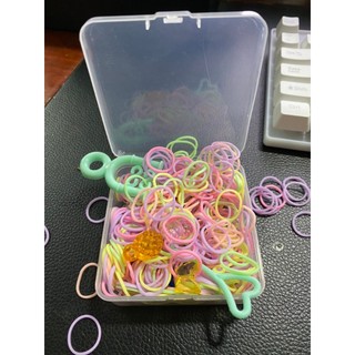 Sỉ khay 24 hộp chun tết vòng nhiều màu sắc dễ thương