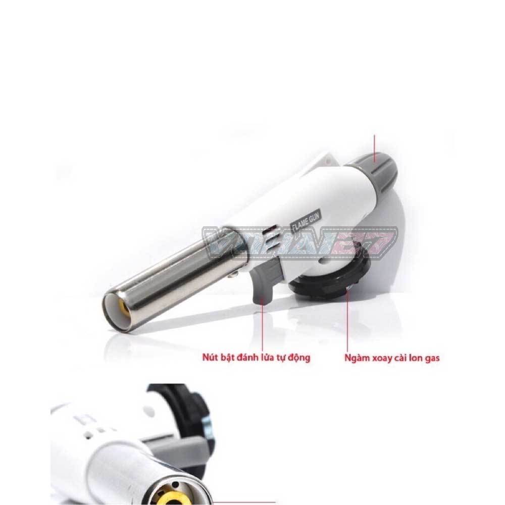Súng Khò Gas Điện Tử Cầm Tay Sử Dụng Bình Ga Mini