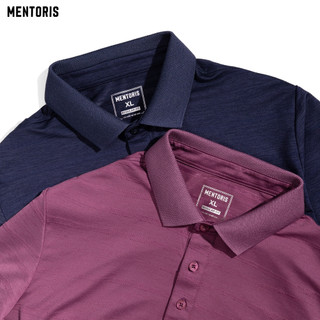Áo Polo Nam MENTORIS Cao Cấp, Chất mát lạnh, Siêu co giãn, Thoáng Khí MPS212R