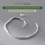 [BH Trọn Đời] Lắc Tay Nam Bạc S925 May Mắn Tránh Vía Dữ LORA Dạng Trơn Gia Công Đeo Vừa Tay Quà Tặng Ý Nghĩa — ảnh 7