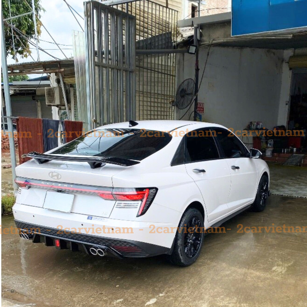 Combo cản trước , cản sau, lippo xe Hyundai Accent 2024 2025 2026 mới nhất, mẫu siêu thể thao và cá tính dễ dàng lắp đặt