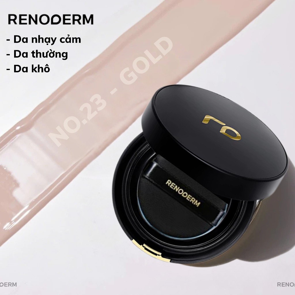 [MALL HÃNG] Phấn nước Cushion RenoDerm DAY LONG BB CREAM GOLD 23/GLOW 21 Chống Nắng SPF37/PA++ | BigBuy360 - bigbuy360.vn