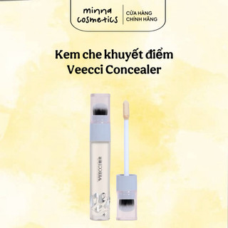 [VEECCI] Kem che khuyết điểm Veecci kèm đầu cọ tiện lợi