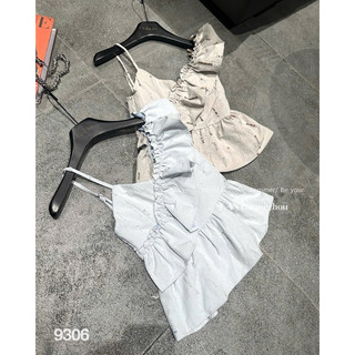 QCL1 9306 Áo 2s phối bèo tiểu thư xinh xỉu(Freesz)