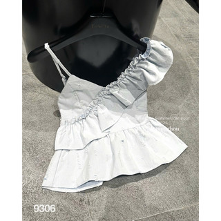QCL1 9306 Áo 2s phối bèo tiểu thư xinh xỉu(Freesz)