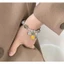 Lắc Tay Pha Lê Khóa Trường Mệnh Mạ Bạc, Giúp Mang Lại May Mắn ,Bình An, Dành Cho Nữ