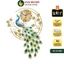 Đồng Hồ Treo Tường Trang Trí Chim Công Khổng Tước Trang Trí NHà Cửa Lianzhang JJT VIVA DECOR V2878