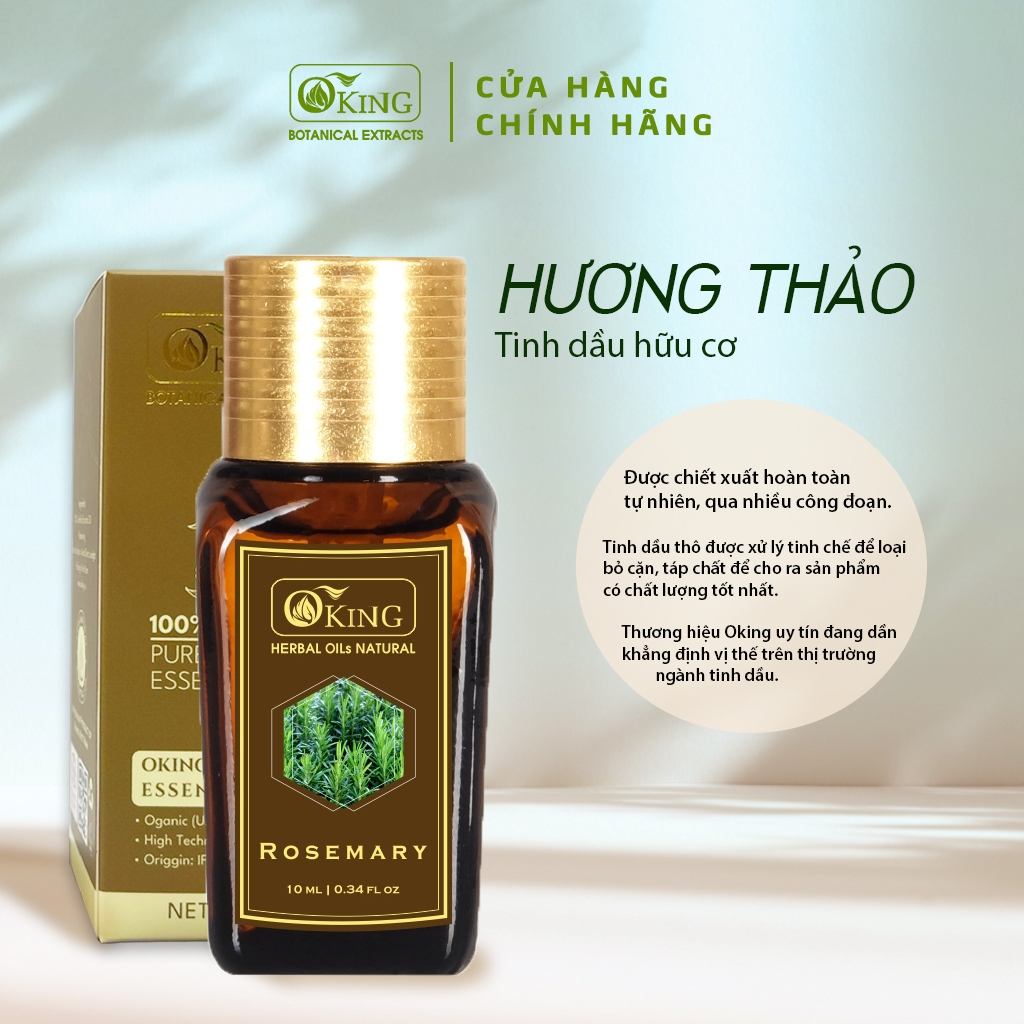 Tinh dầu Hương thảo nguyên chất đuổi muỗi (10ml) | Oking Việt Nam