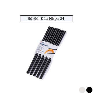 Đũa nhựa Việt Nhật 24cm, Đũa nhựa ABS cao cấp an toàn bền đẹp, Đồ dùng nhà hàng quán ăn 2858