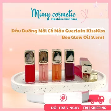 [LIP OIL GUERLAIN] Dầu Dưỡng Môi Có Màu Chứa 92% Từ Mật Ong Tự Nhiên Guerlain KissKiss Bee Glow Oil 9.5ml