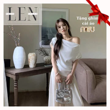 Áo thun nữ lệch vai áo tay hến, áo lệch vai chất cotton co giãn áo croptop kiểu đẹp sang chảnh