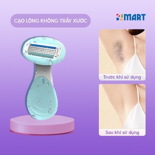 Dao cạo nữ, dao cạo bikini Venus spa 4 blades, cạo lông nách, lông tay chân, cạo lông nữ với lưỡi dao cạo lông kép.