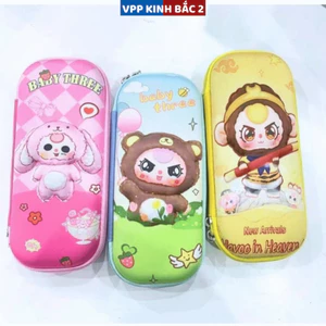 Hộp Bút 3D Baby,Cute, Dễ Thương Dụng Cụ Học Tập Học Sinh.