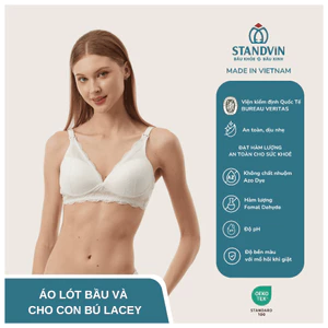 Standvin Áo Lót Bầu Và Cho Con Bú Lacey,không gọng,Ren,Mút mỏng,cố định