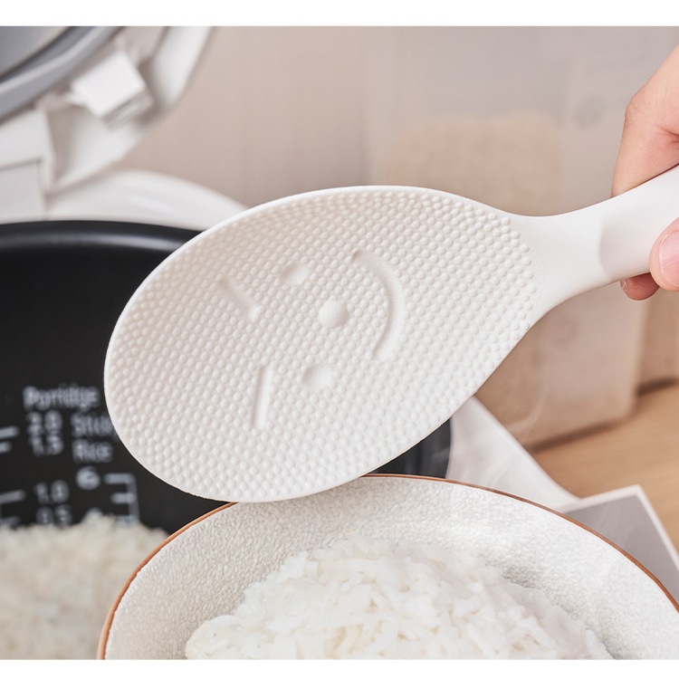 THÌA CƠM CHỐNG DÍNH TỰ ĐỨNG HÌNH MẶT CƯỜI – SIÊU TIỆN LỢI, ĐÁNG YÊU VÔ ĐỐI 1195
