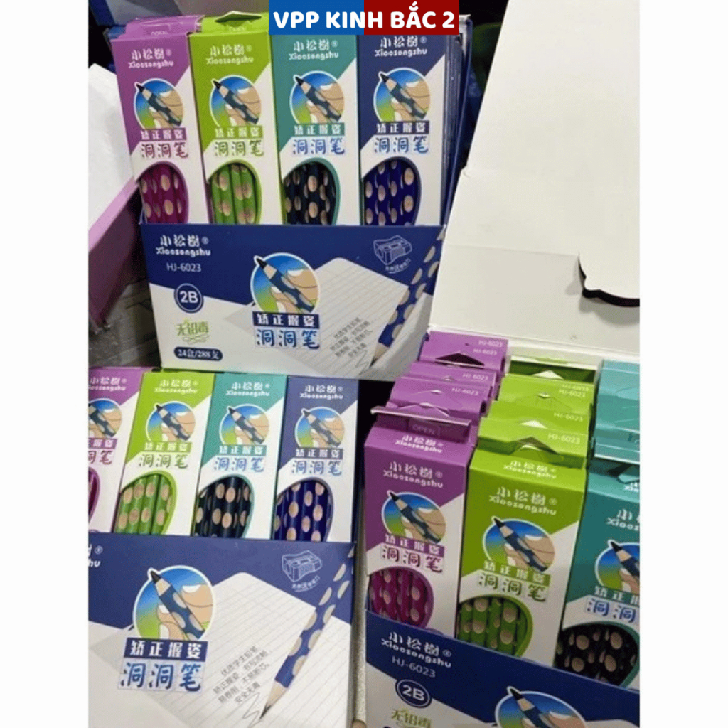 Bút Chì Định Vị 2B - 6022, nét thanh đậm, ngòi mềm dễ viết
