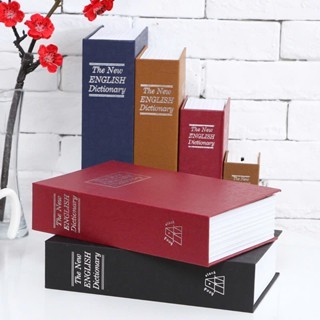 Két Sắt Mini Hình Quyển Sách - Hộp Tiết Kiệm Tiền Có Khóa Mật Khẩu Hộp Đựng Tiền Và Đồ Giá Trị