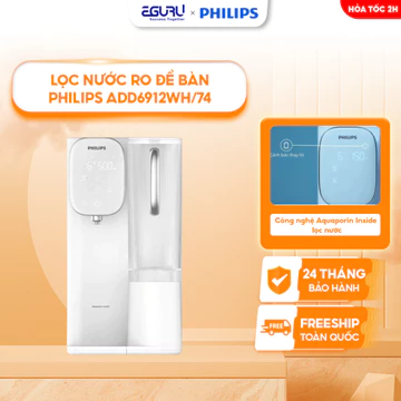 [MIỄN PHÍ LẮP ĐẶT] Máy Lọc Nước RO Để Bàn NÓNG-LẠNH PHILIPS ADD6912, Công nghệ lọc Aquaporin Inside